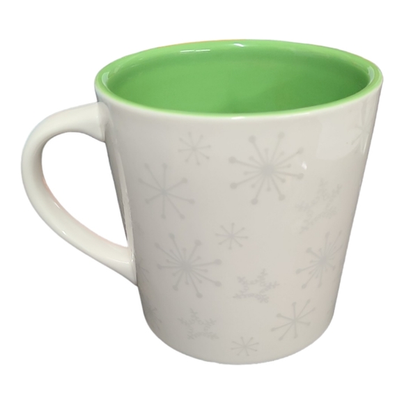 Starbucks Christmas Tree Coffee Mug Cup Holiday 2006 17 fl oz Green and White - Picture 5 of 9